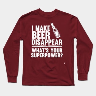 BEER DISAPPEAR Long Sleeve T-Shirt